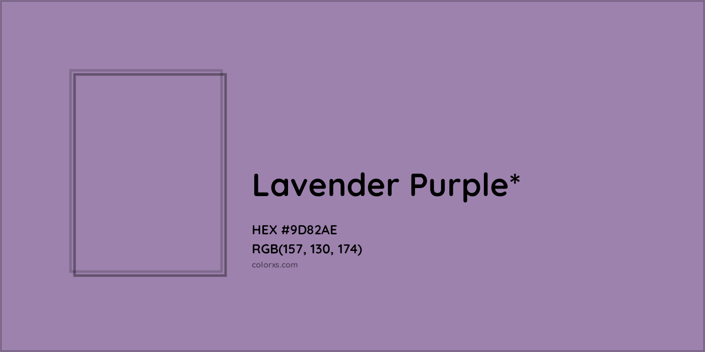 HEX #9D82AE Color Name, Color Code, Palettes, Similar Paints, Images