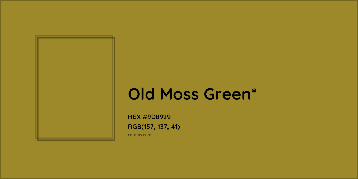 HEX #9D8929 Color Name, Color Code, Palettes, Similar Paints, Images