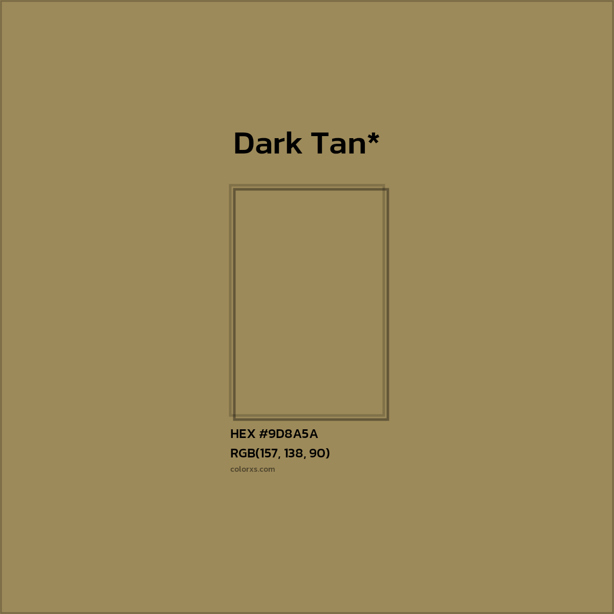 HEX #9D8A5A Color Name, Color Code, Palettes, Similar Paints, Images