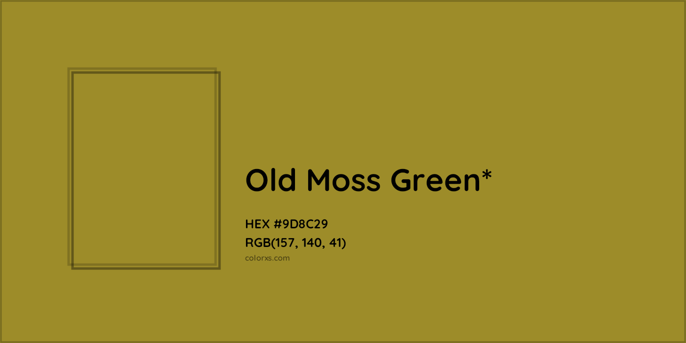 HEX #9D8C29 Color Name, Color Code, Palettes, Similar Paints, Images