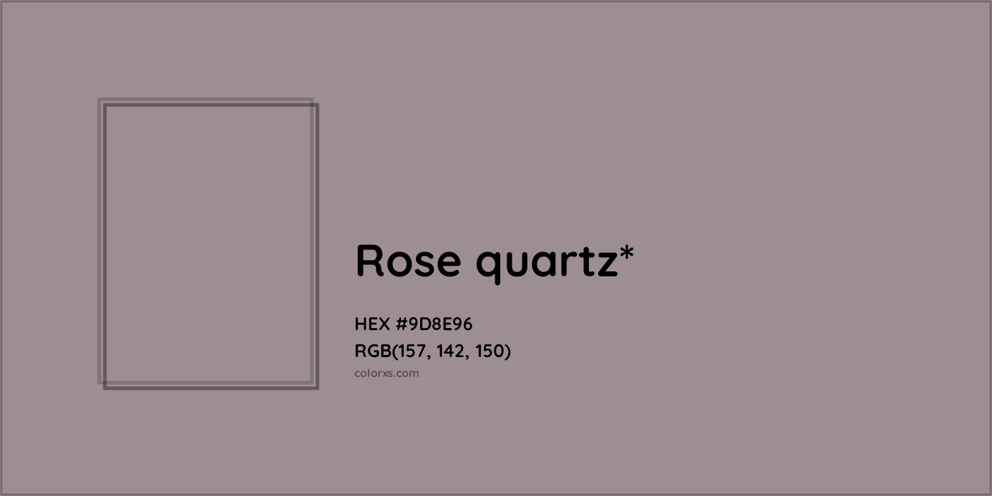 HEX #9D8E96 Color Name, Color Code, Palettes, Similar Paints, Images