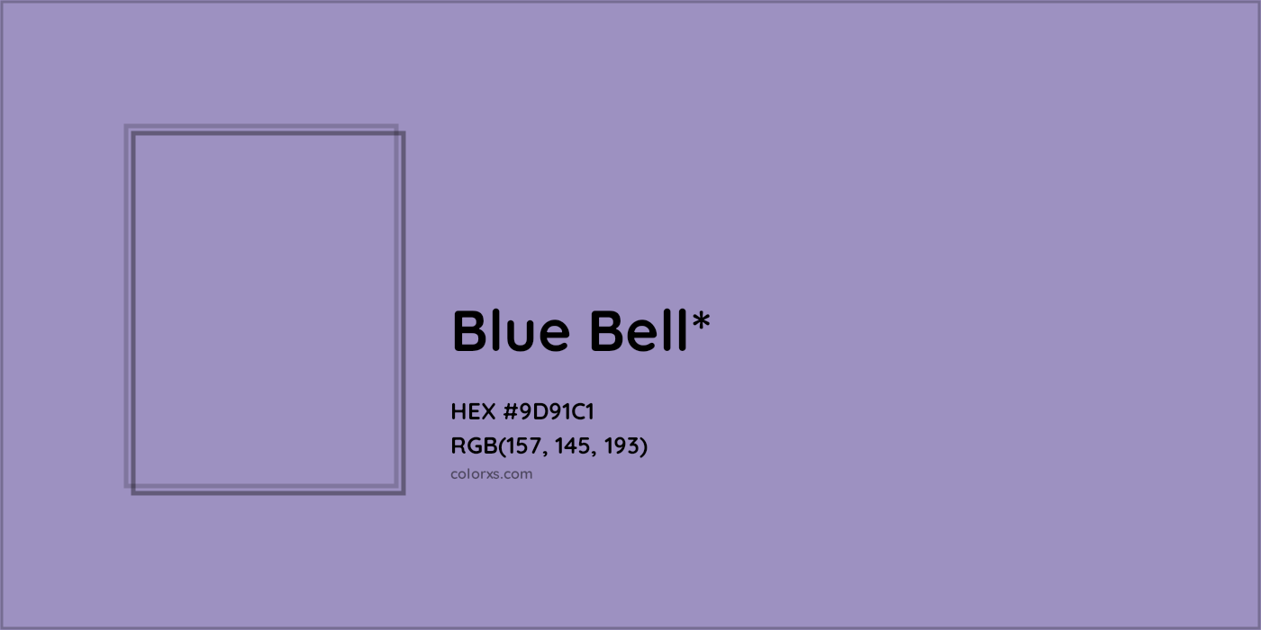 HEX #9D91C1 Color Name, Color Code, Palettes, Similar Paints, Images