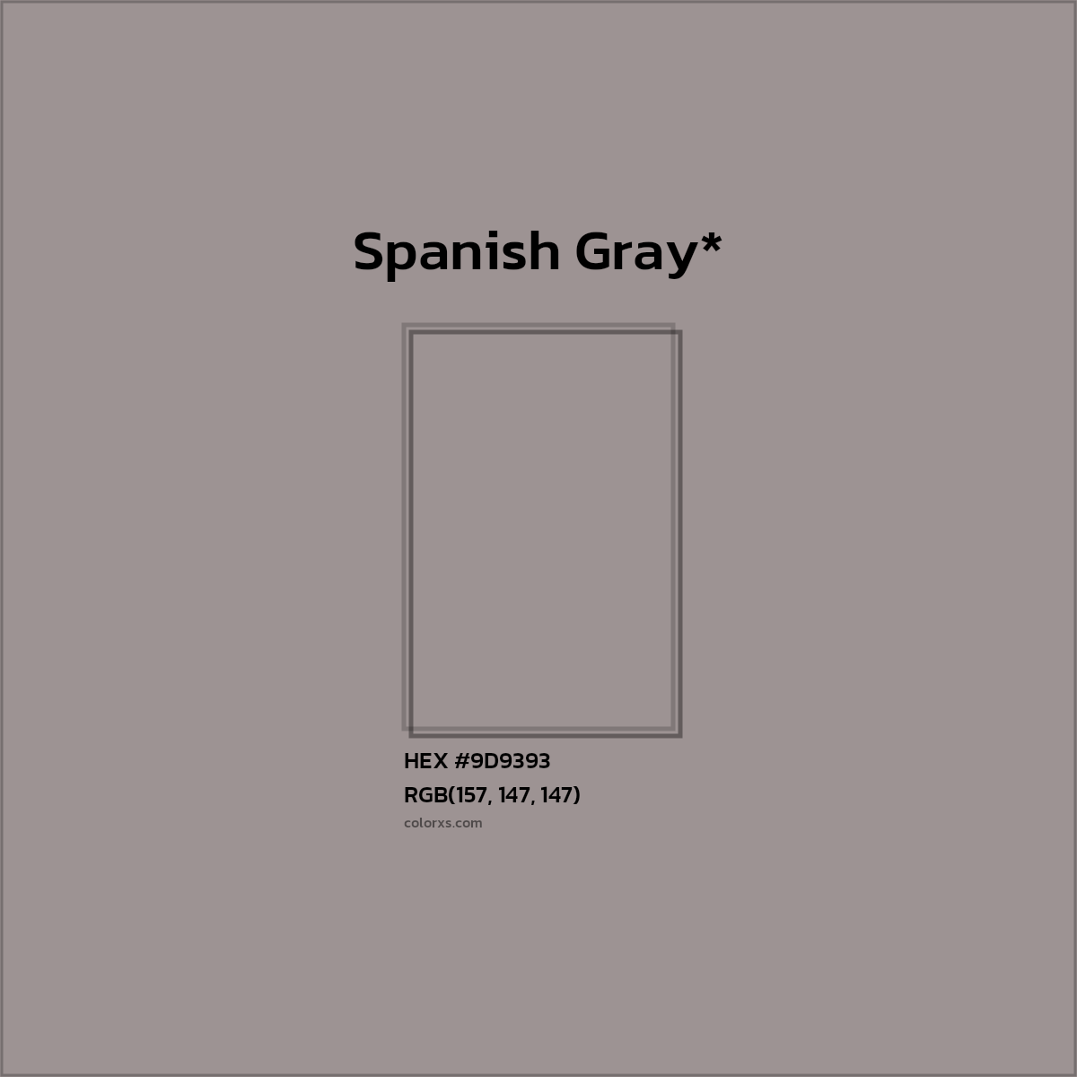 HEX #9D9393 Color Name, Color Code, Palettes, Similar Paints, Images
