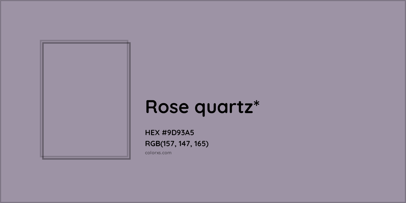 HEX #9D93A5 Color Name, Color Code, Palettes, Similar Paints, Images