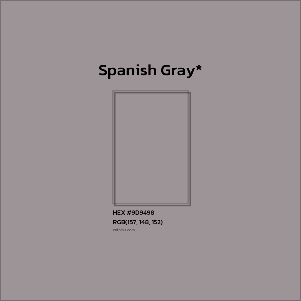 HEX #9D9498 Color Name, Color Code, Palettes, Similar Paints, Images