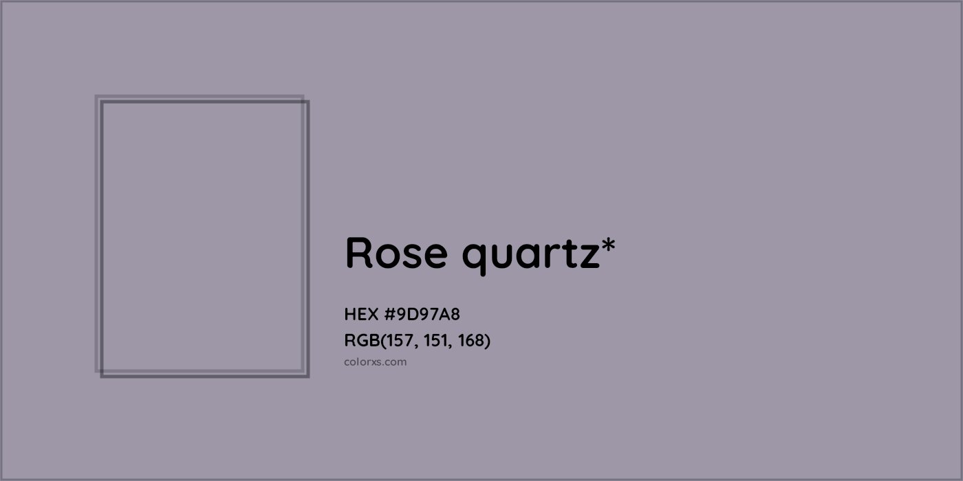 HEX #9D97A8 Color Name, Color Code, Palettes, Similar Paints, Images