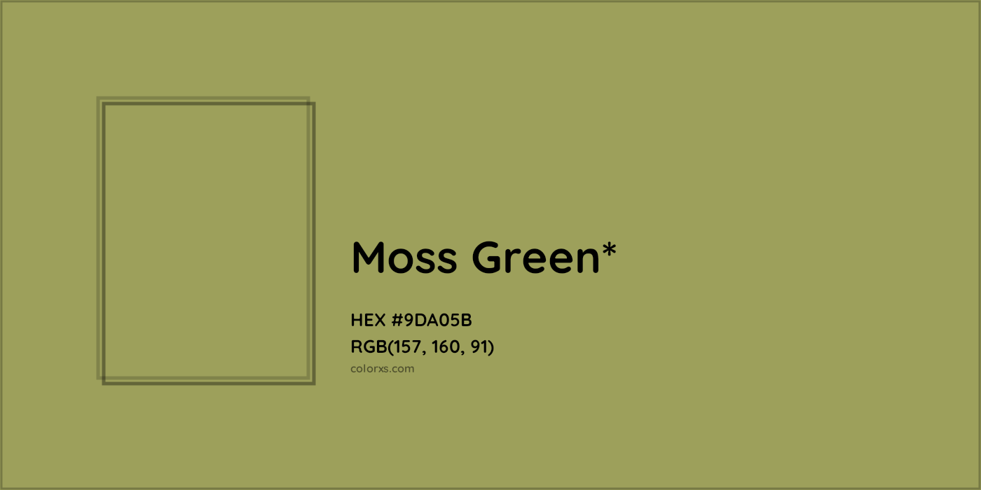 HEX #9DA05B Color Name, Color Code, Palettes, Similar Paints, Images