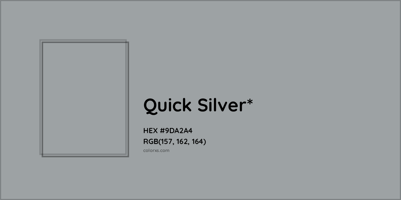 HEX #9DA2A4 Color Name, Color Code, Palettes, Similar Paints, Images