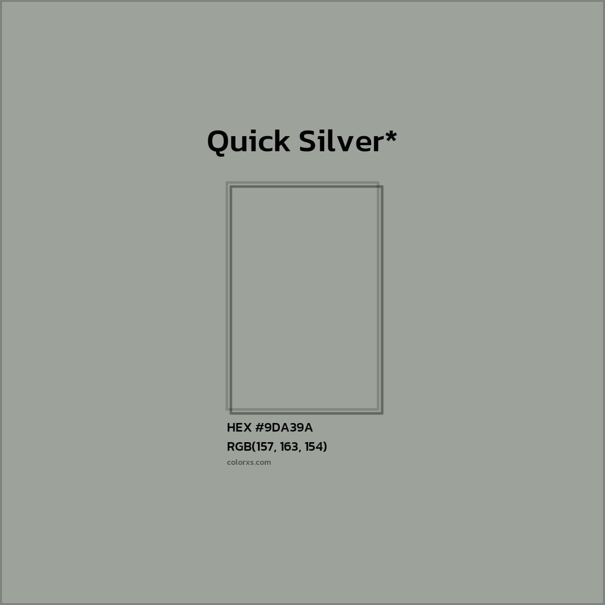 HEX #9DA39A Color Name, Color Code, Palettes, Similar Paints, Images