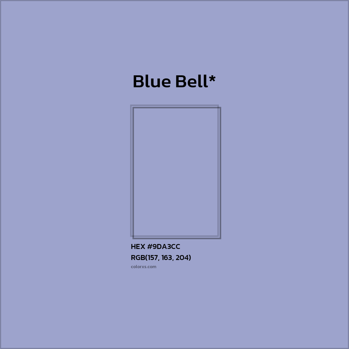 HEX #9DA3CC Color Name, Color Code, Palettes, Similar Paints, Images