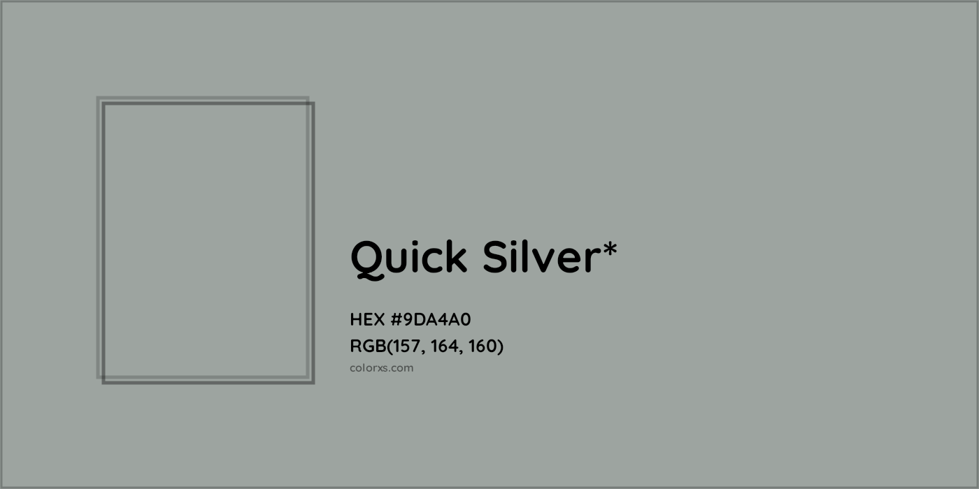 HEX #9DA4A0 Color Name, Color Code, Palettes, Similar Paints, Images
