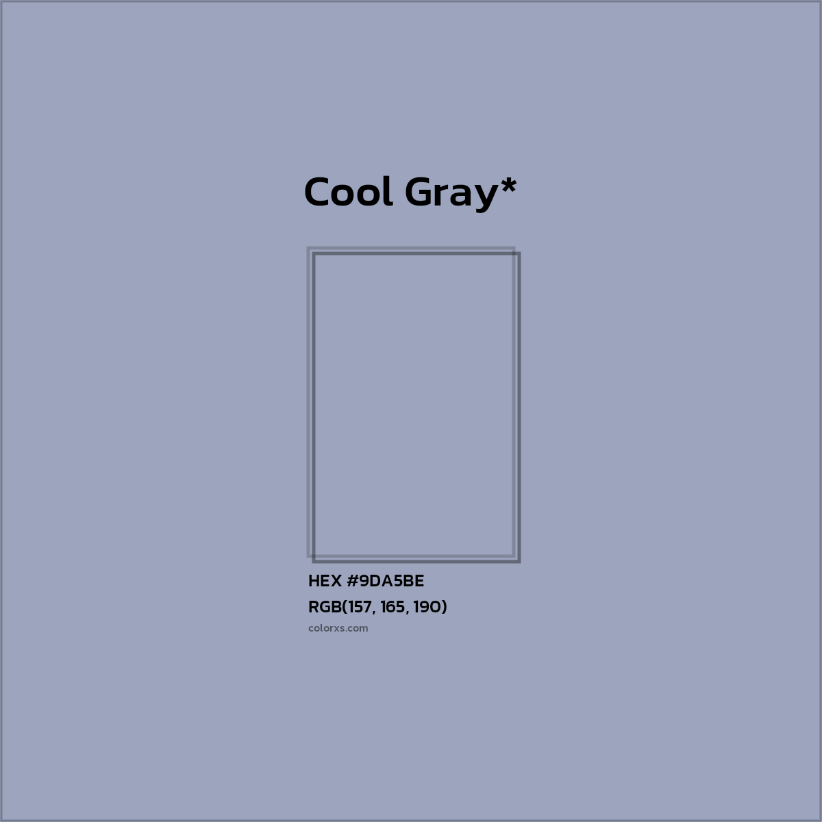 HEX #9DA5BE Color Name, Color Code, Palettes, Similar Paints, Images