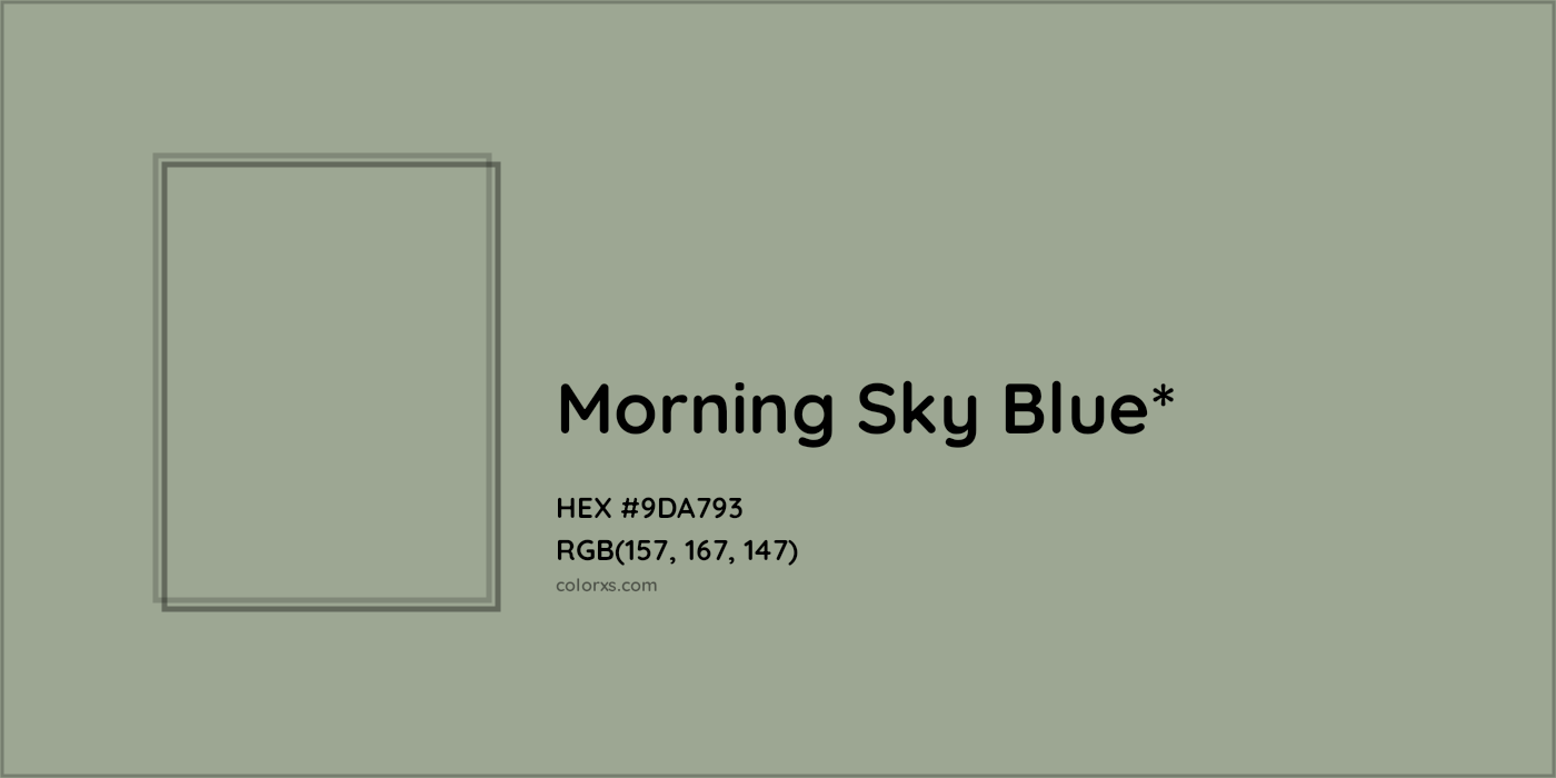 HEX #9DA793 Color Name, Color Code, Palettes, Similar Paints, Images