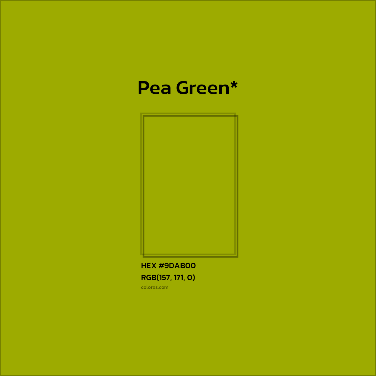 HEX #9DAB00 Color Name, Color Code, Palettes, Similar Paints, Images