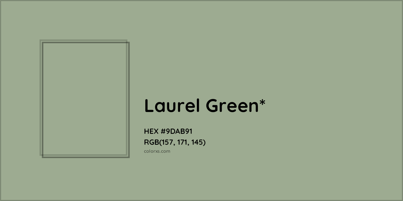 HEX #9DAB91 Color Name, Color Code, Palettes, Similar Paints, Images