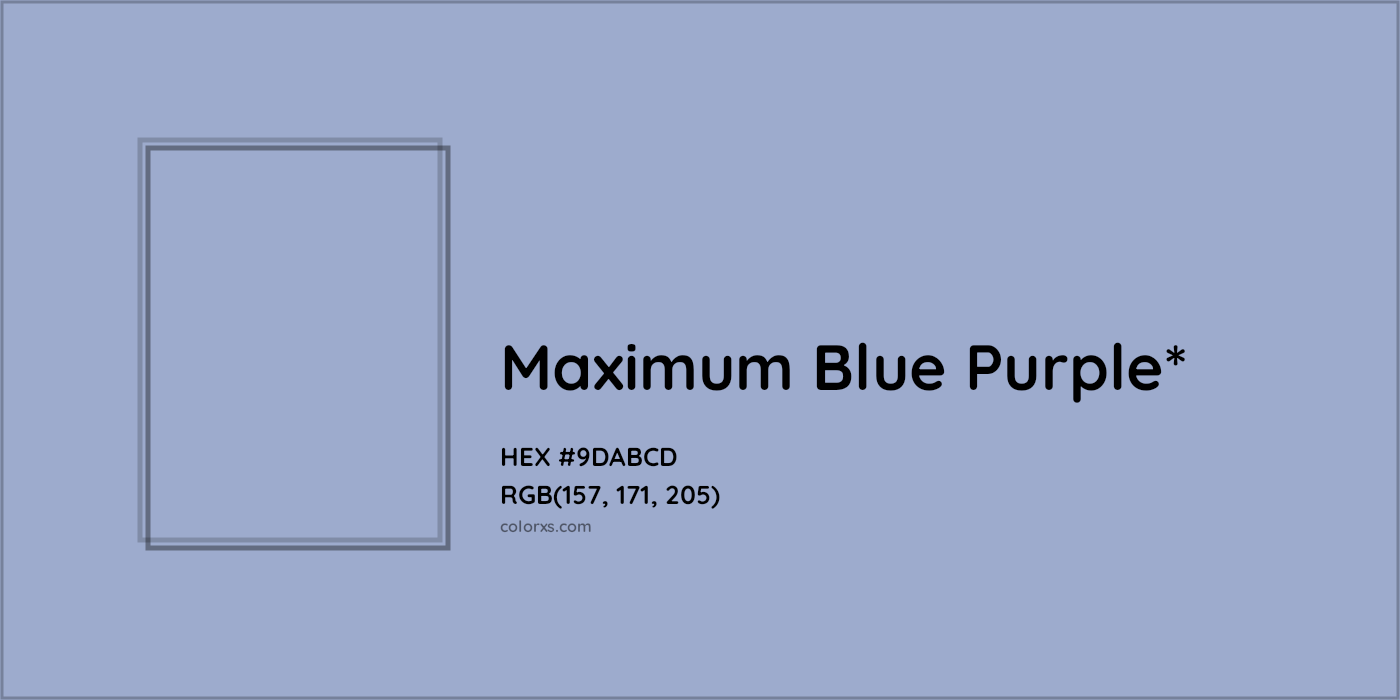 HEX #9DABCD Color Name, Color Code, Palettes, Similar Paints, Images