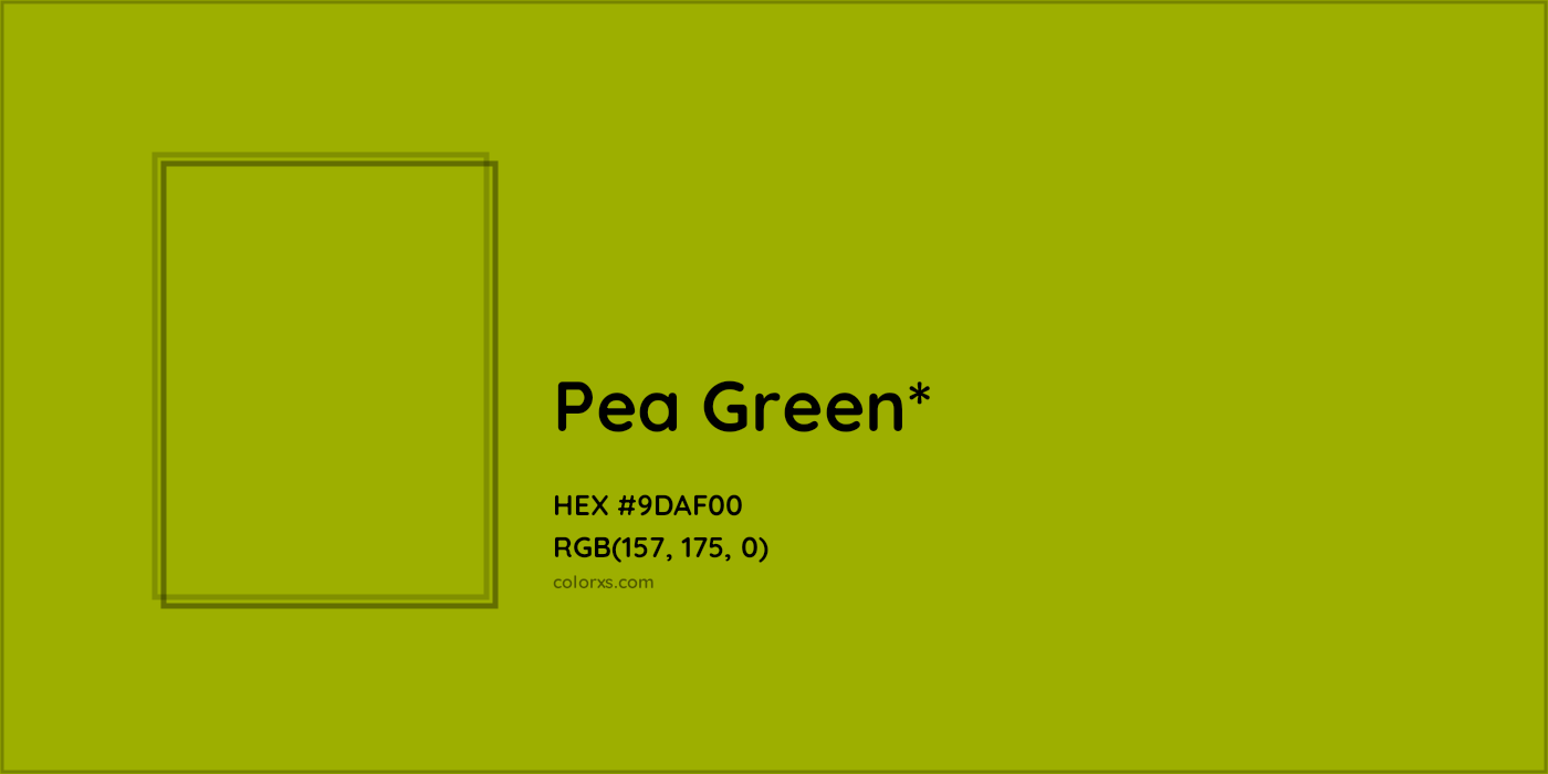HEX #9DAF00 Color Name, Color Code, Palettes, Similar Paints, Images
