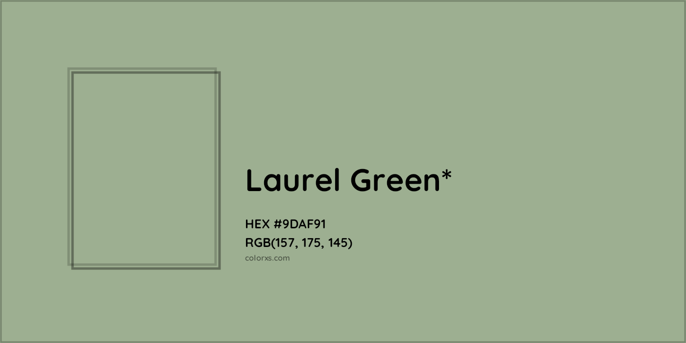 HEX #9DAF91 Color Name, Color Code, Palettes, Similar Paints, Images