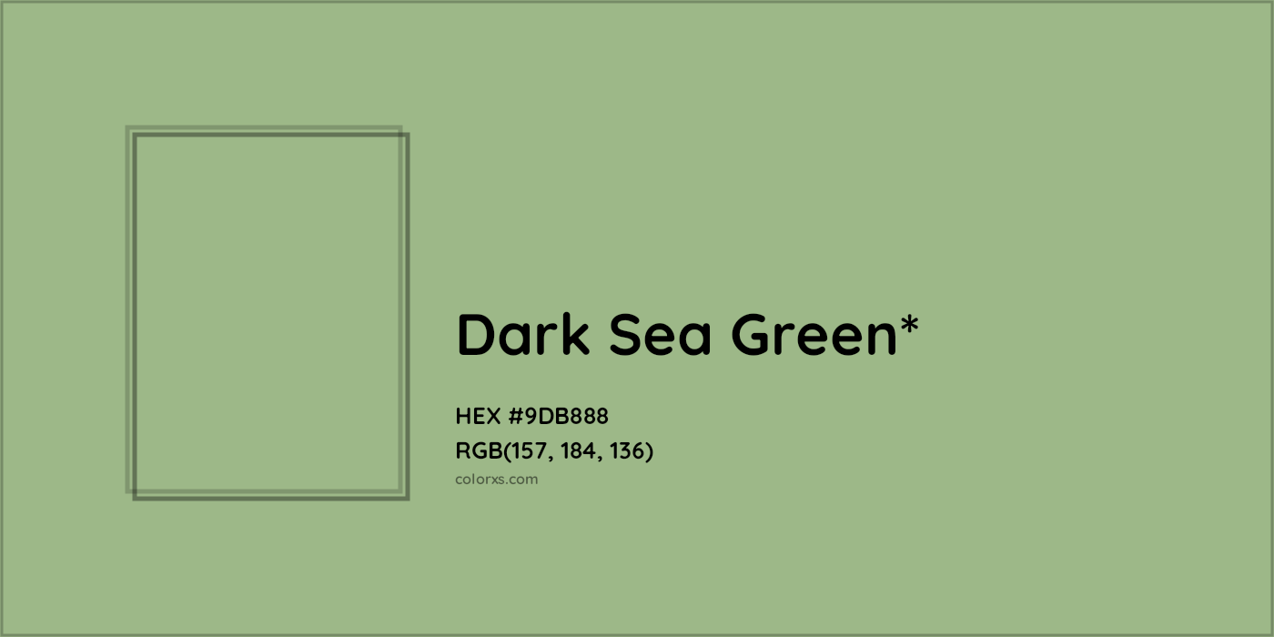 HEX #9DB888 Color Name, Color Code, Palettes, Similar Paints, Images