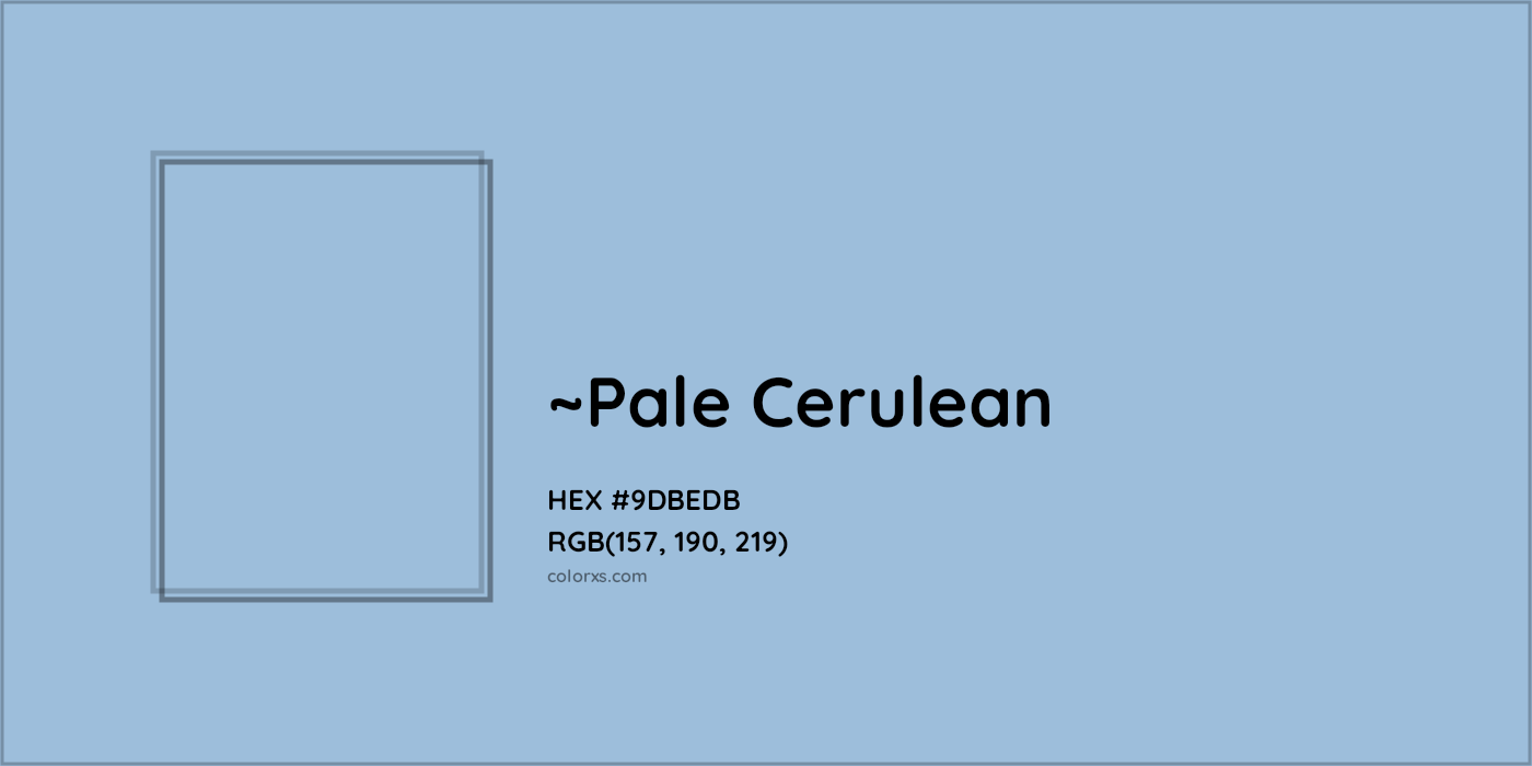 HEX #9DBEDB Color Name, Color Code, Palettes, Similar Paints, Images