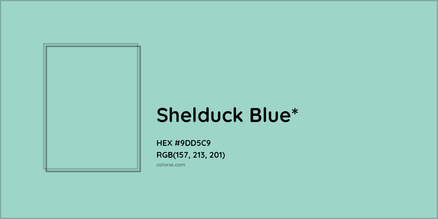 HEX #9DD5C9 Color Name, Color Code, Palettes, Similar Paints, Images