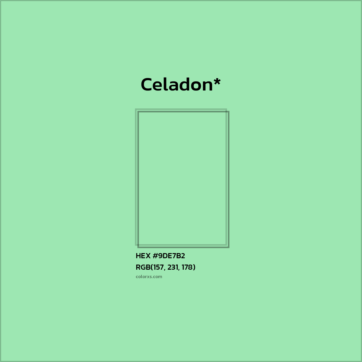 HEX #9DE7B2 Color Name, Color Code, Palettes, Similar Paints, Images