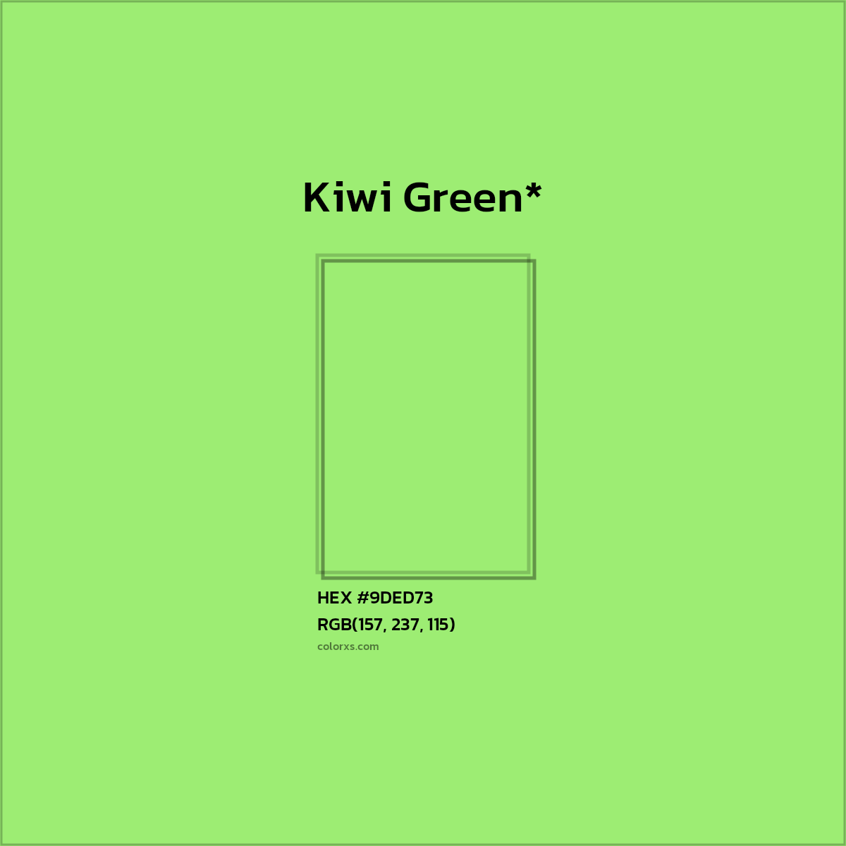 HEX #9DED73 Color Name, Color Code, Palettes, Similar Paints, Images