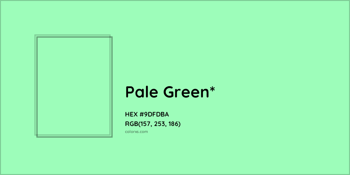 HEX #9DFDBA Color Name, Color Code, Palettes, Similar Paints, Images