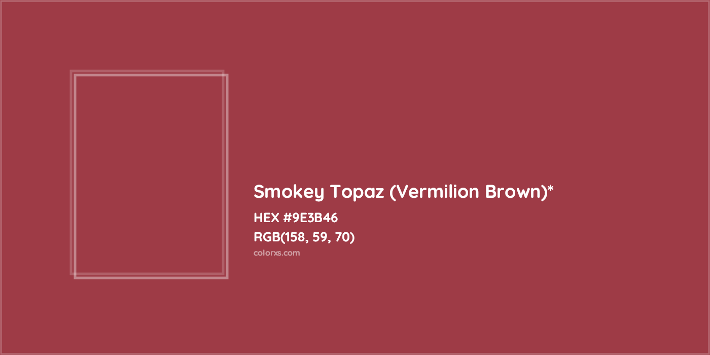 HEX #9E3B46 Color Name, Color Code, Palettes, Similar Paints, Images