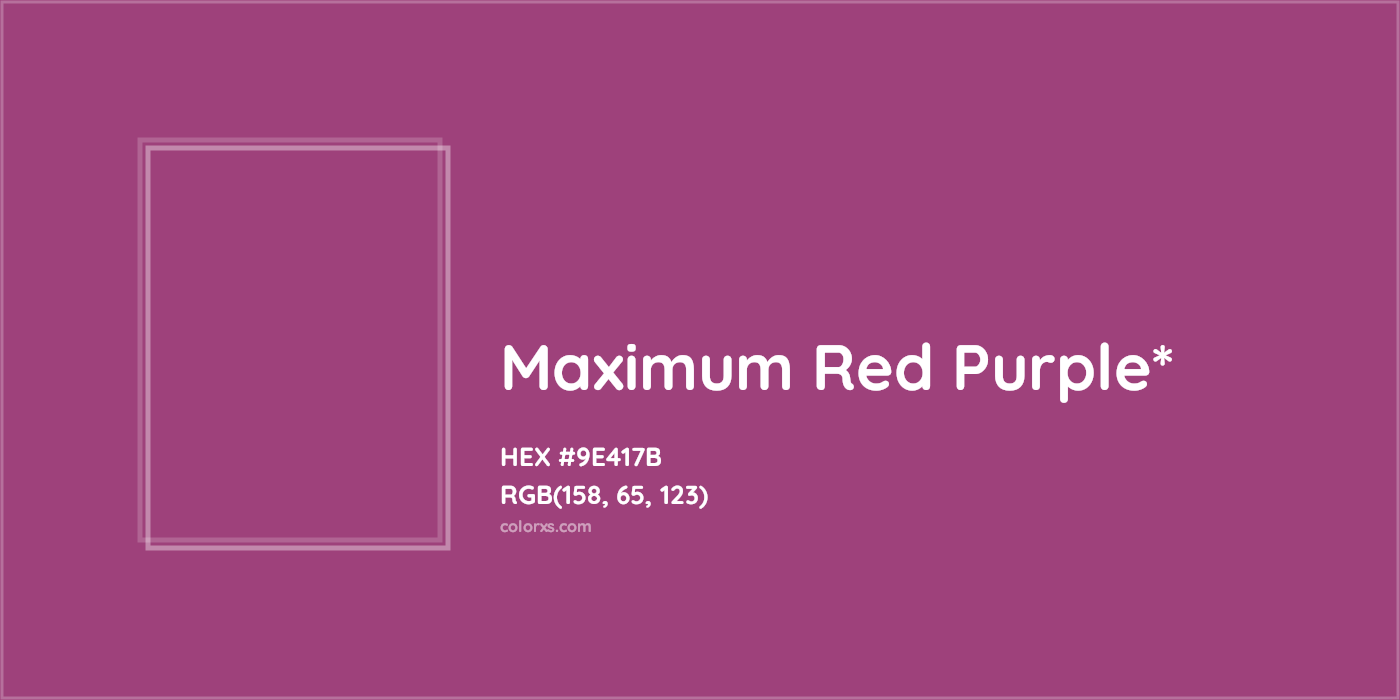 HEX #9E417B Color Name, Color Code, Palettes, Similar Paints, Images