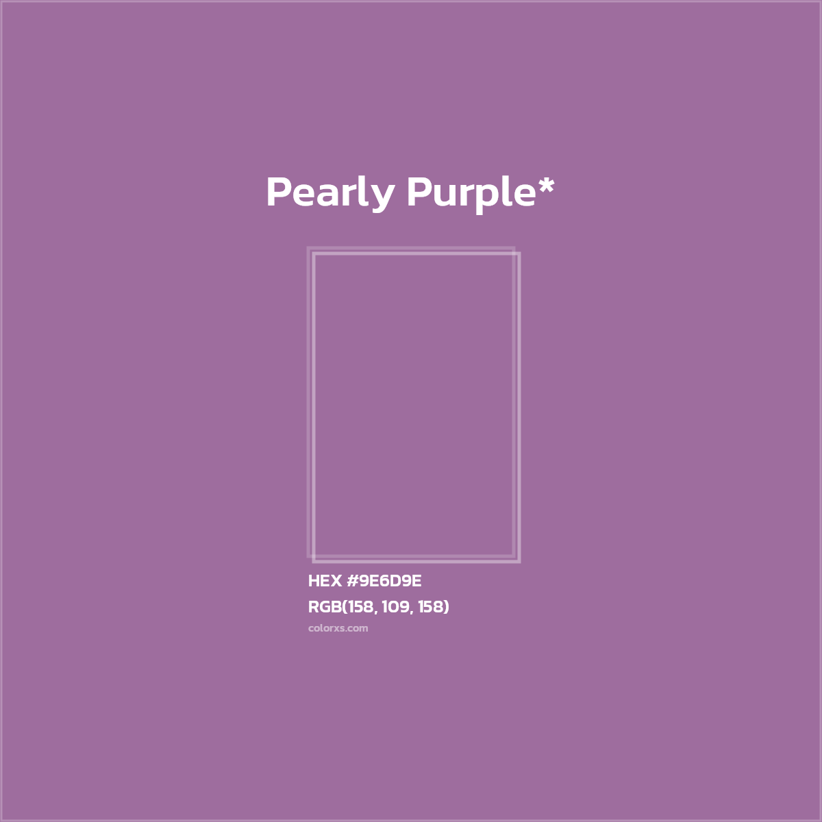 HEX #9E6D9E Color Name, Color Code, Palettes, Similar Paints, Images