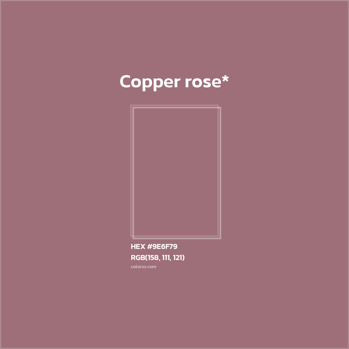HEX #9E6F79 Color Name, Color Code, Palettes, Similar Paints, Images