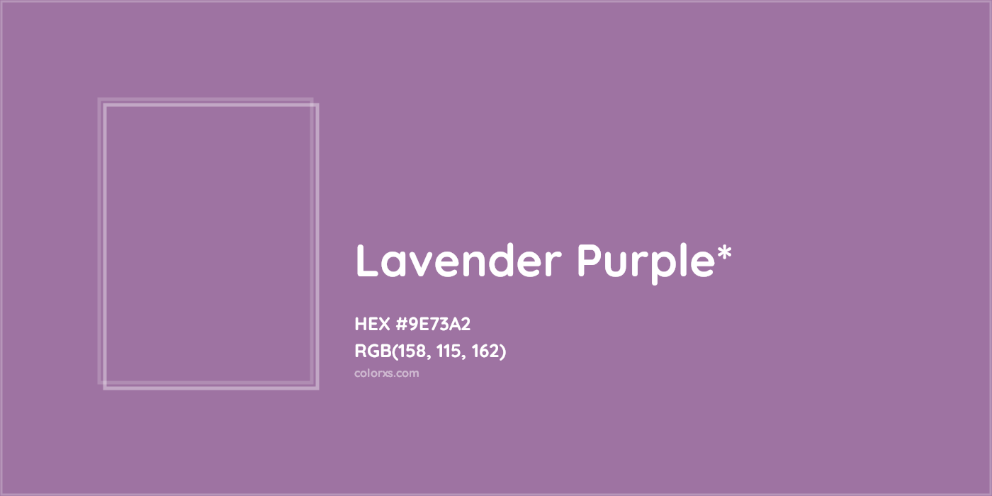 HEX #9E73A2 Color Name, Color Code, Palettes, Similar Paints, Images