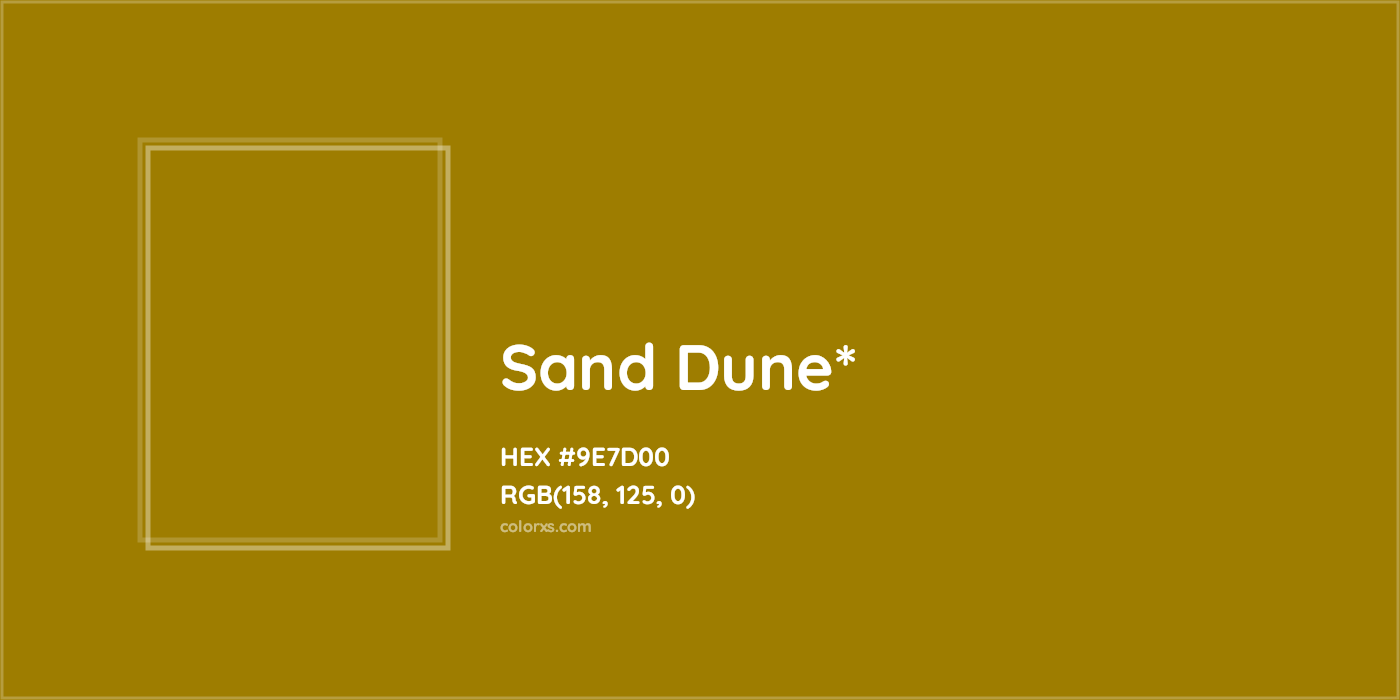 HEX #9E7D00 Color Name, Color Code, Palettes, Similar Paints, Images