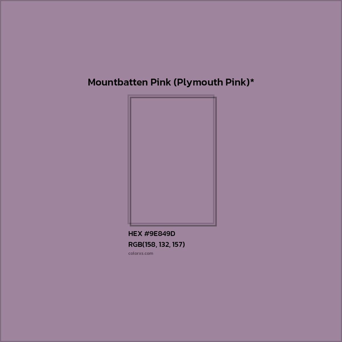 HEX #9E849D Color Name, Color Code, Palettes, Similar Paints, Images