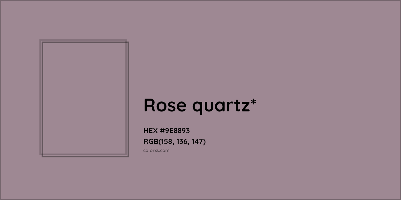 HEX #9E8893 Color Name, Color Code, Palettes, Similar Paints, Images