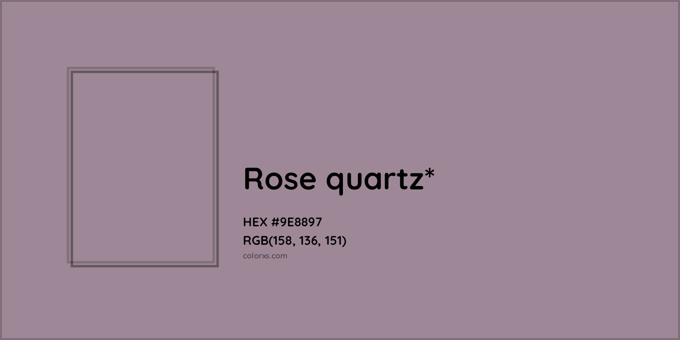 HEX #9E8897 Color Name, Color Code, Palettes, Similar Paints, Images