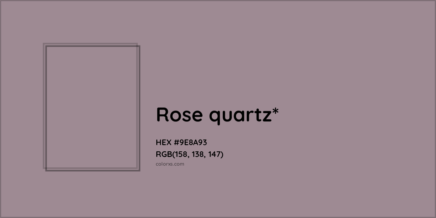 HEX #9E8A93 Color Name, Color Code, Palettes, Similar Paints, Images
