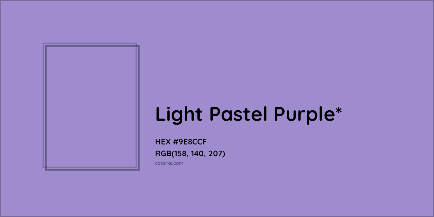 HEX #9E8CCF Color Name, Color Code, Palettes, Similar Paints, Images
