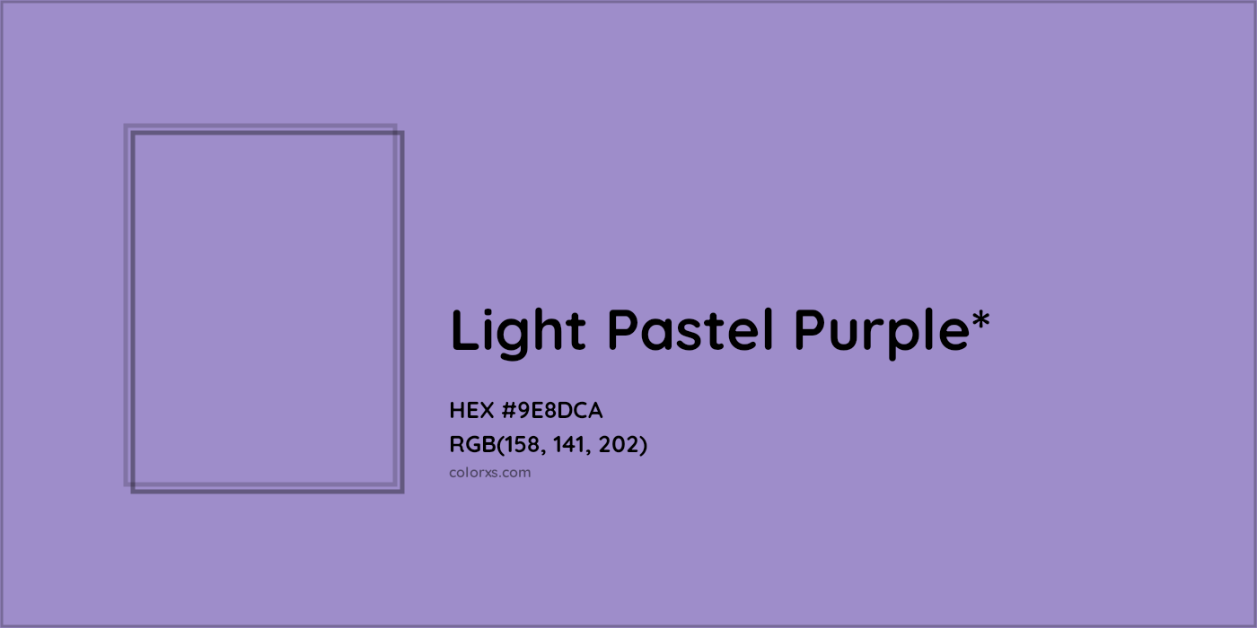 HEX #9E8DCA Color Name, Color Code, Palettes, Similar Paints, Images