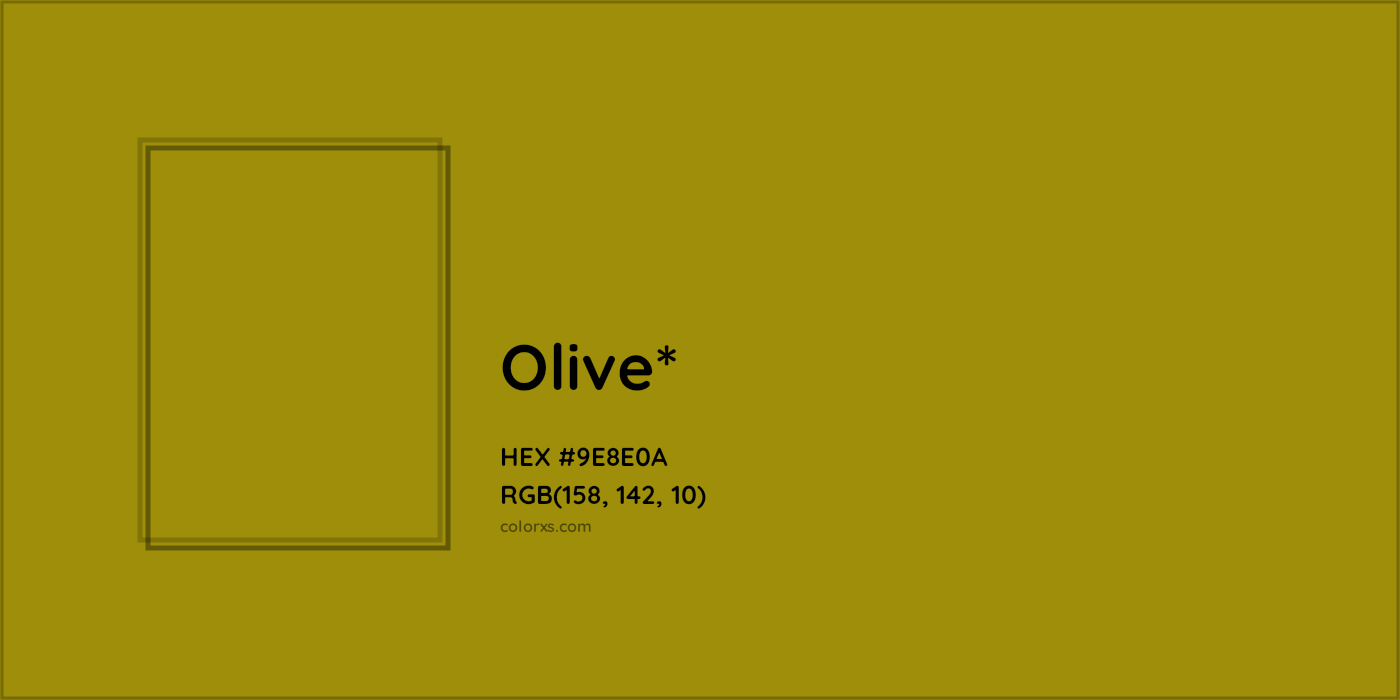 HEX #9E8E0A Color Name, Color Code, Palettes, Similar Paints, Images