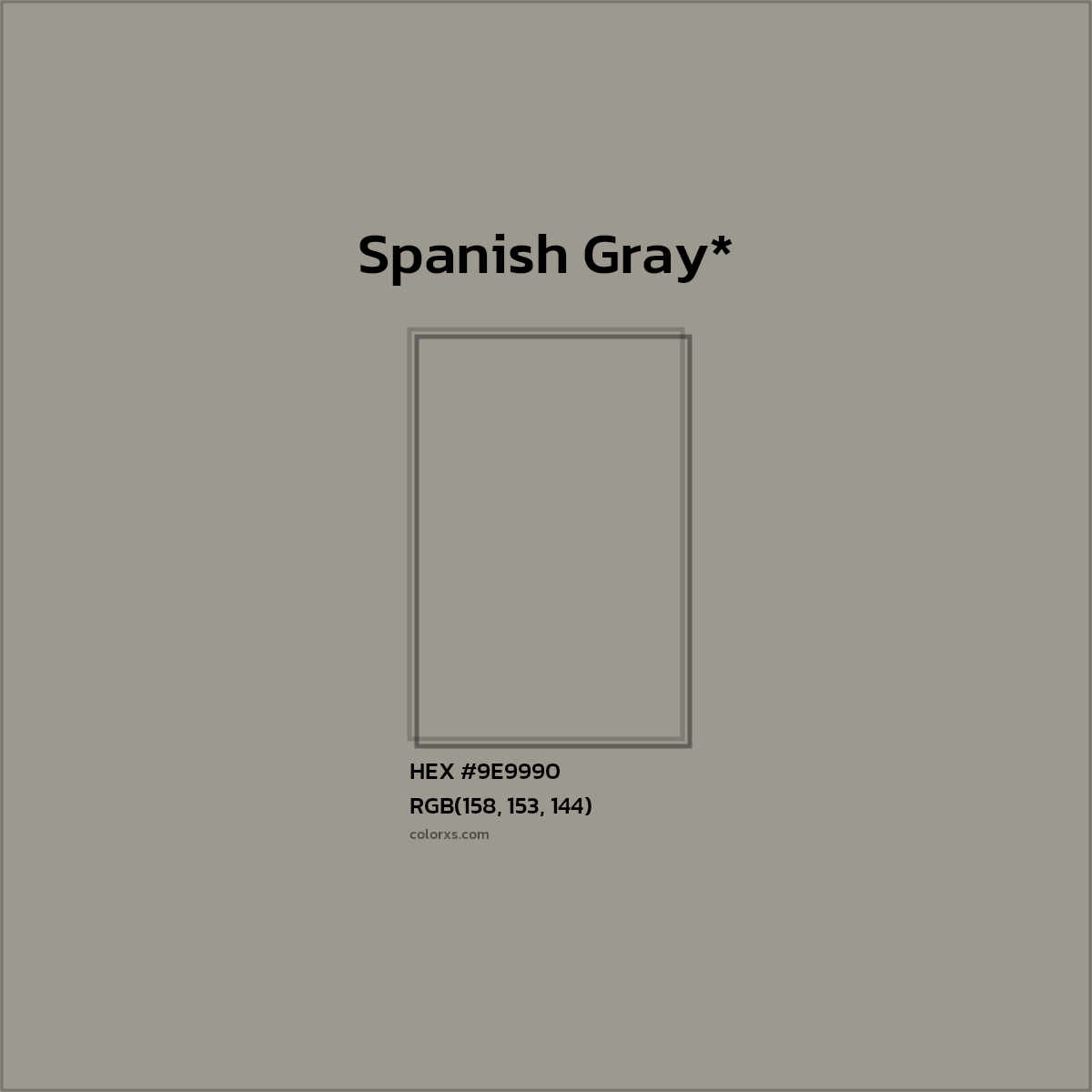 HEX #9E9990 Color Name, Color Code, Palettes, Similar Paints, Images