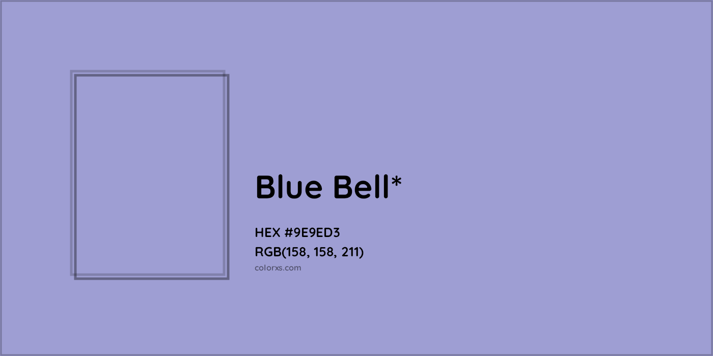HEX #9E9ED3 Color Name, Color Code, Palettes, Similar Paints, Images