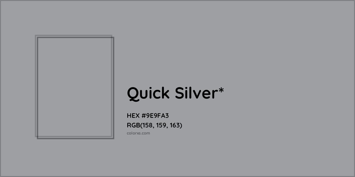 HEX #9E9FA3 Color Name, Color Code, Palettes, Similar Paints, Images