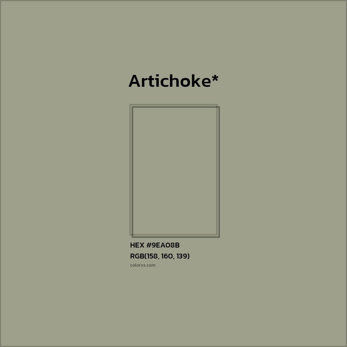 HEX #9EA08B Color Name, Color Code, Palettes, Similar Paints, Images