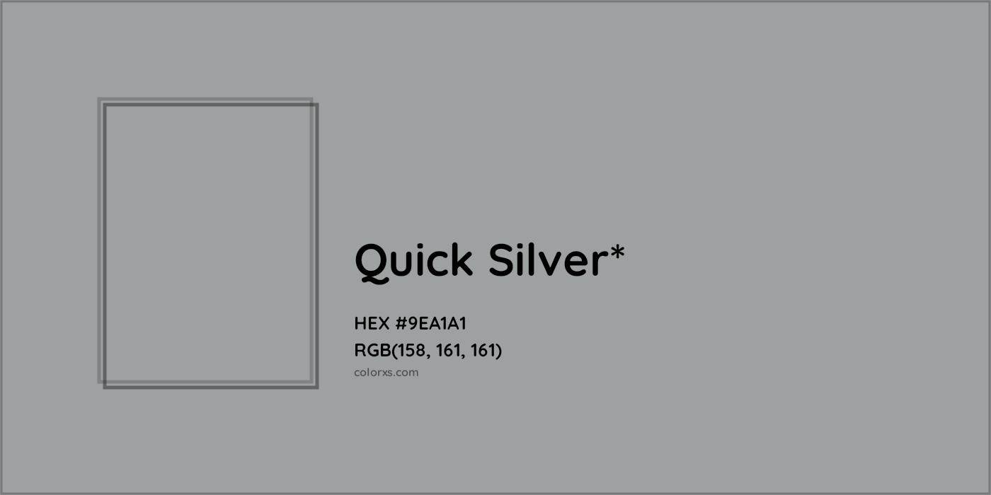 HEX #9EA1A1 Color Name, Color Code, Palettes, Similar Paints, Images