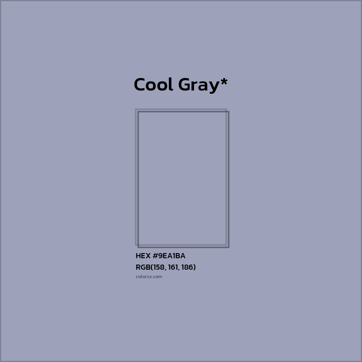 HEX #9EA1BA Color Name, Color Code, Palettes, Similar Paints, Images