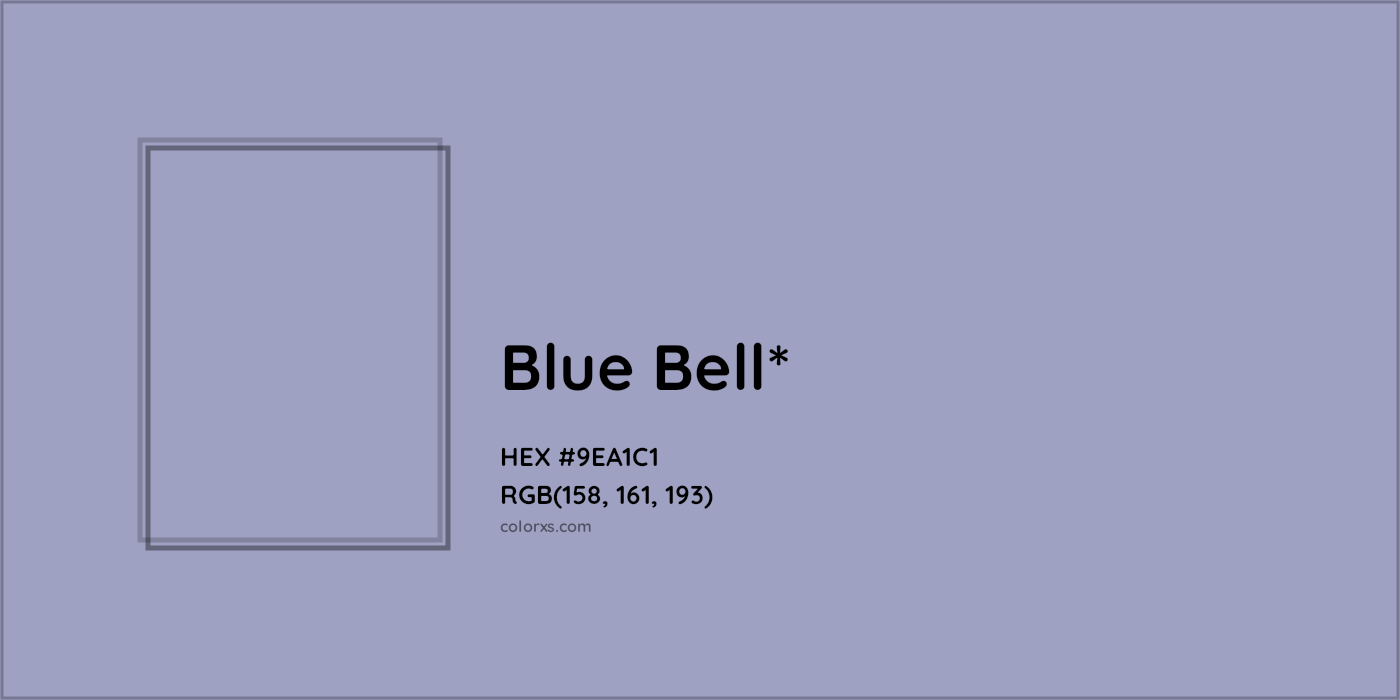 HEX #9EA1C1 Color Name, Color Code, Palettes, Similar Paints, Images