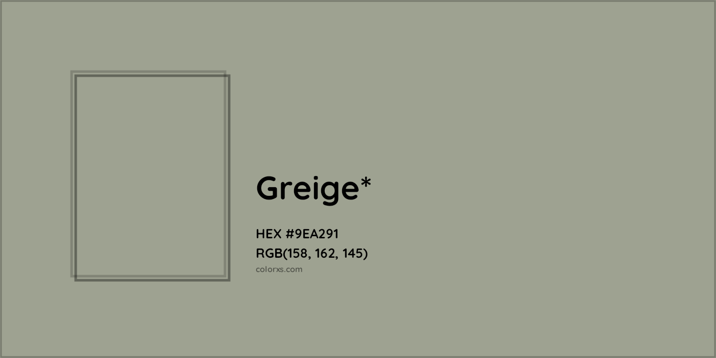 HEX #9EA291 Color Name, Color Code, Palettes, Similar Paints, Images
