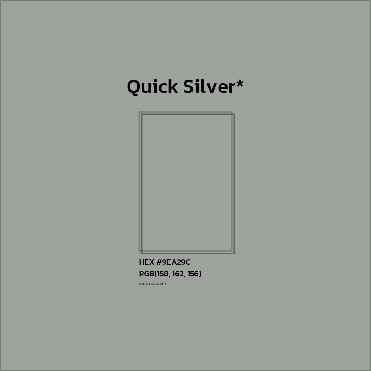 HEX #9EA29C Color Name, Color Code, Palettes, Similar Paints, Images
